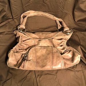 B. Makowsky Leather Hobo Bag: Vachetta Sunny